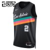 Dječji NBA Dres San Antonio Spurs Dylan Harper Nike 2025-26 City Edition Crno Swingman